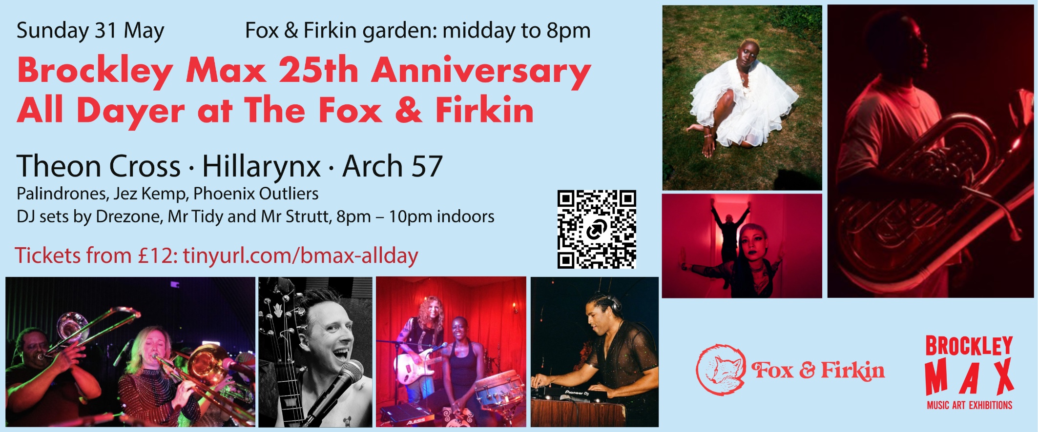 Brockley Max 25th Anniversary All Dayer at The Fox & Firkin